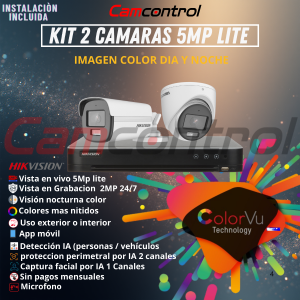 KIT 2 CAMARAS 5MP LITE