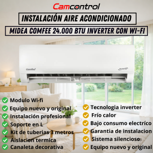 Instalación Aire Acondicionado Split Comfee Inverter 24000 Btu